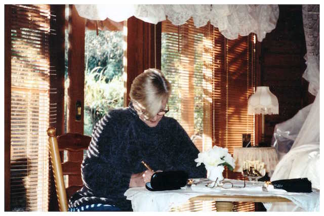 Writing with pen and paper